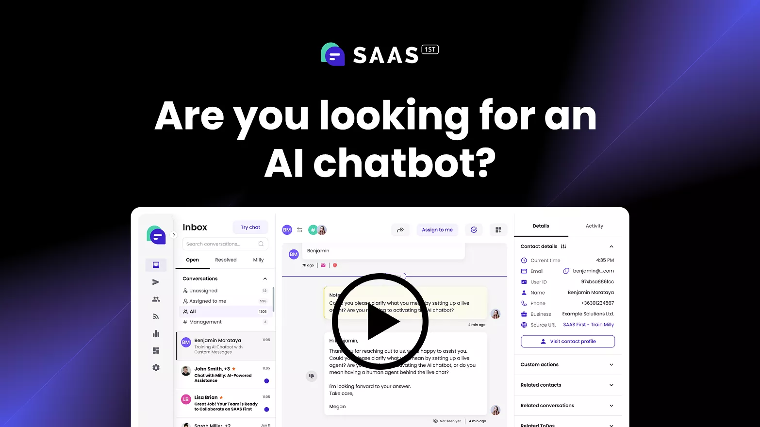 AI Chatbot For Customer Support Video