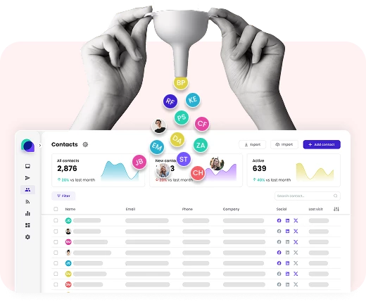 Unified Contact Dashboard With Our CRM