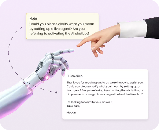 Reply to emails with AI image